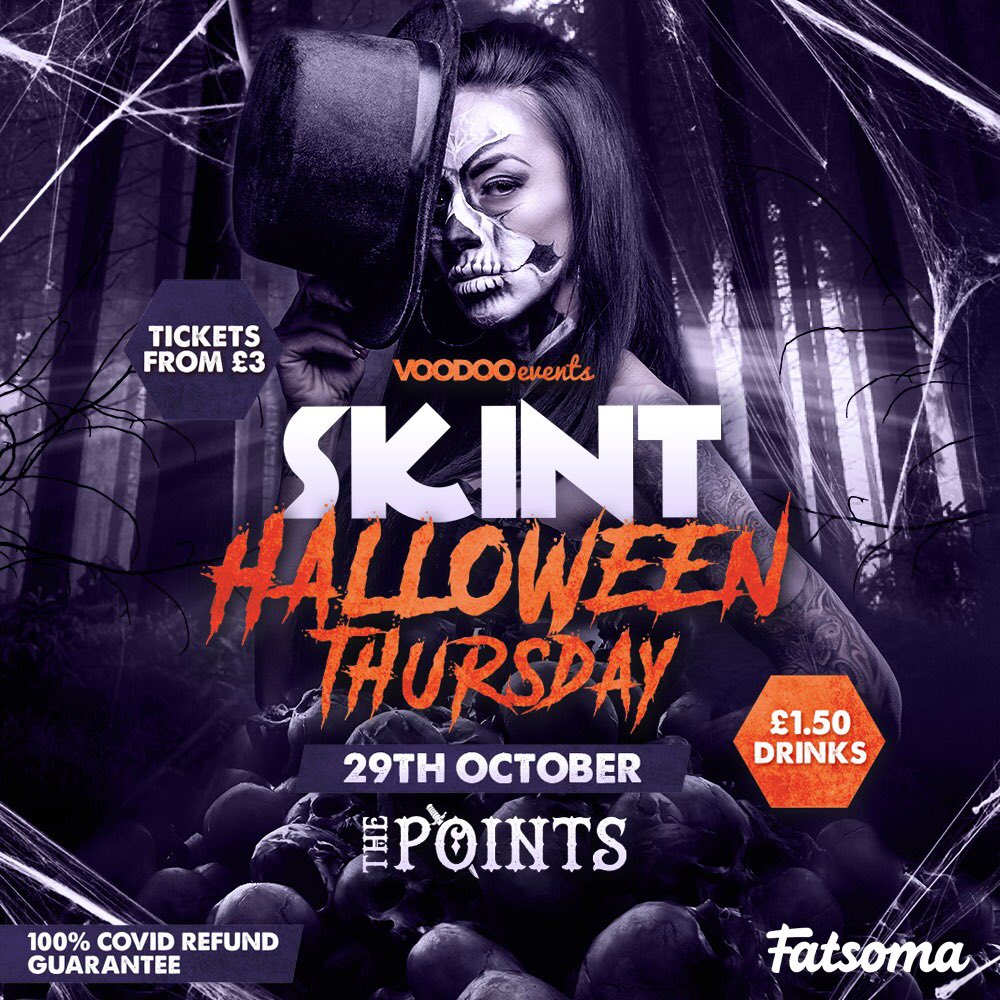 Halloween Thursday! Get your second costumes ready ☠️

For tickets head over to fatso.ma/Ursx