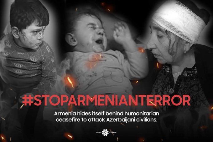 #DontBelieveArmenia 
#KardashiansSupportTerrorism 
#StopArmenianAggression 
#PrayForGanja 
<a href="/CNN/">CNN</a> <a href="/CNNPolitics/">CNN Politics</a> <a href="/UNHumanRights/">UN Human Rights</a> <a href="/BBCBreaking/">BBC Breaking News</a>