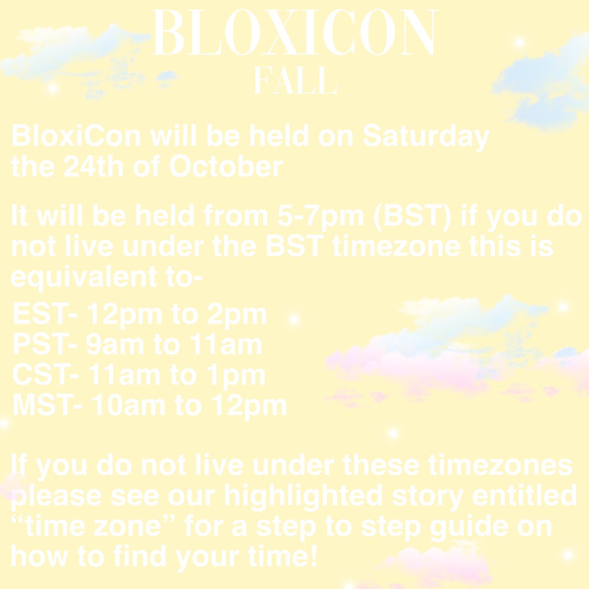 ConBloxi's tweet photo. All the info you need to know about the BloxiCon fall event! https://t.co/G4rLZgrSVK