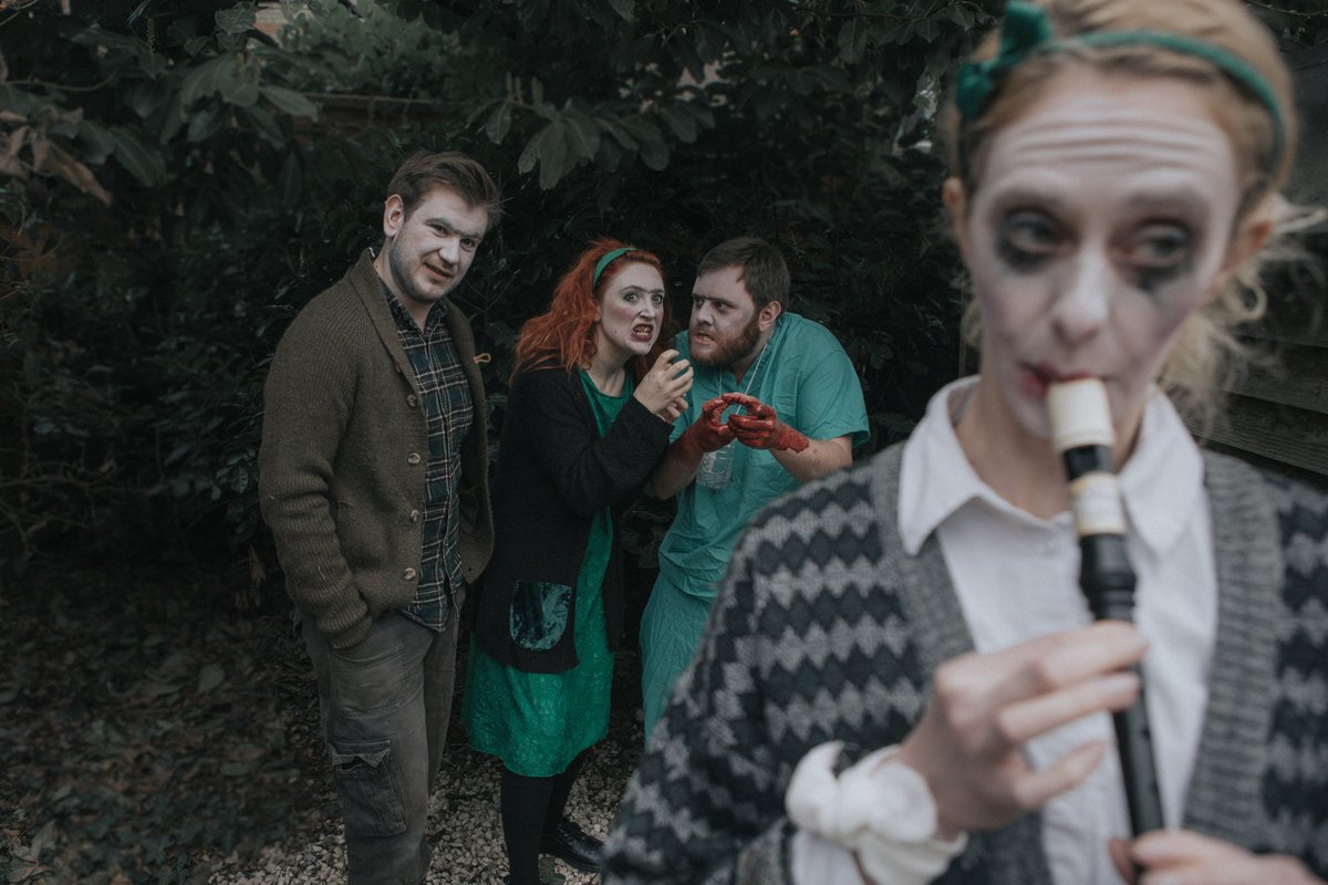 LndnHorrorFest's tweet image. #HalloweenAdvent

“I actually laughed myself hoarse at one of the most disgustingly icky gags I have ever seen on stage...

#TheService is the best fun you can have with death cults, alphabetti spaghetti, brainwashing, guts &amp;amp; cabbage 666/666”

#Celebrating10YearsOfTheLHF #LHF2017