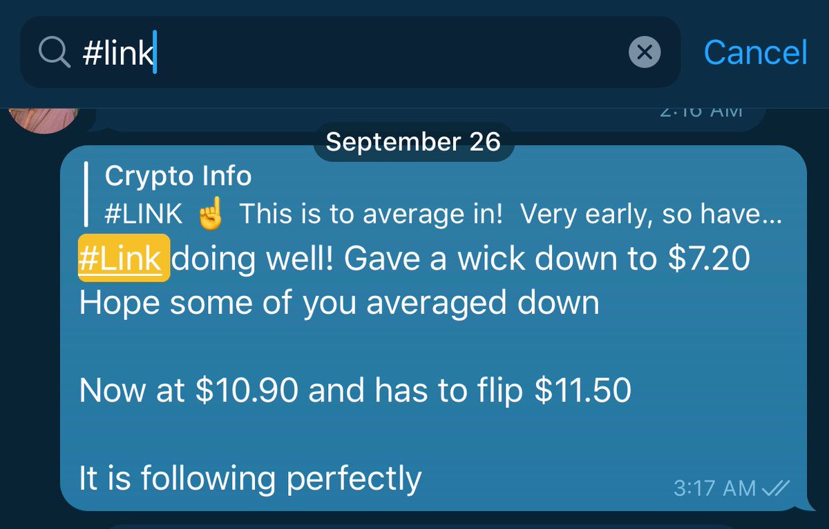 CryptoInfo_2017's tweet photo. Check the date! $Link #LinkMarines when I give the $Alt I always can back it up with a time stamp. 17-26 of Sept I gave it and even prior to it, gave #Wambooooo #Profittargets @coinwhisperers join us
#Scalping Channel coming soon along with our new Auto trader @jamiekingston https://t.co/mkGejTRrwT