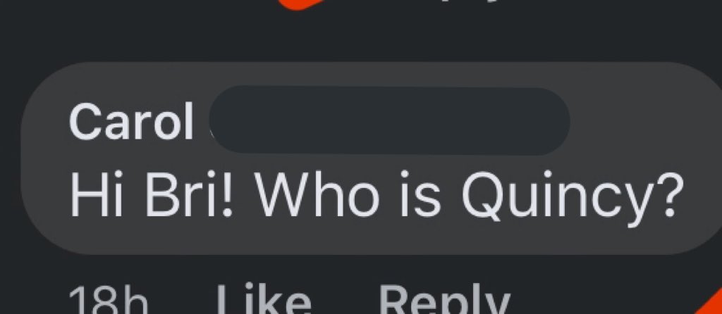 blvkinquisition's tweet image. So I finally mustered up the courage  to change my name to Facebook to "Quincy" and here's a very short story on how my mom will turn up about hers.