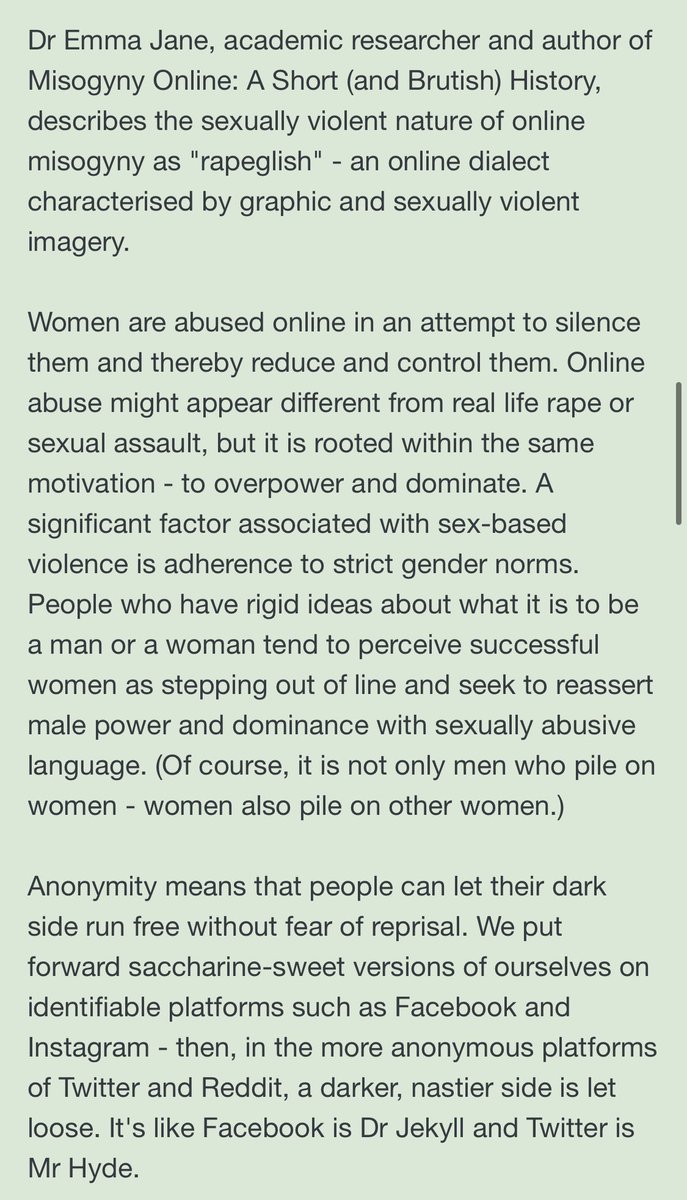 What then follows is a stream of gaslighting - Everything Stella writes is intended as a “sales brochure” to trigger women’s anxieties to recruit them into the ‘gender critical’ fold.(Article behind paywall. Screenshots from Mumsnet)