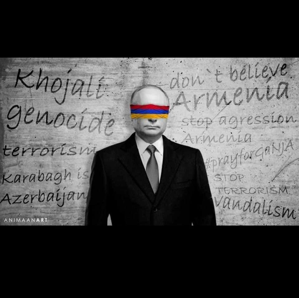 Dadashov_O's tweet photo. If you are on the side of truth and justice, define your side as a man. Or get out of the way, we will restore justice and truth ourselves.
 #DontBeBlind #StopArmenianAgression #StopArmenianOccupation #dontbesilent
#PrayForGanja
#StopArmenianLies
#JusticeforKhojaly https://t.co/NohCmkHaEy