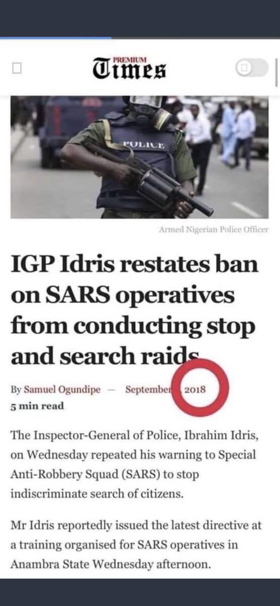 We cannot back down over a mere renaming  #ENDSARS    #ENDSARS    #ENDSARS    #ENDSARS   is the only message and until they do it, we won't back down.What we want is 1. Executive Order announcing it.2. Legislative action backing it.3. Public hearing into their evil.4. Long term reform