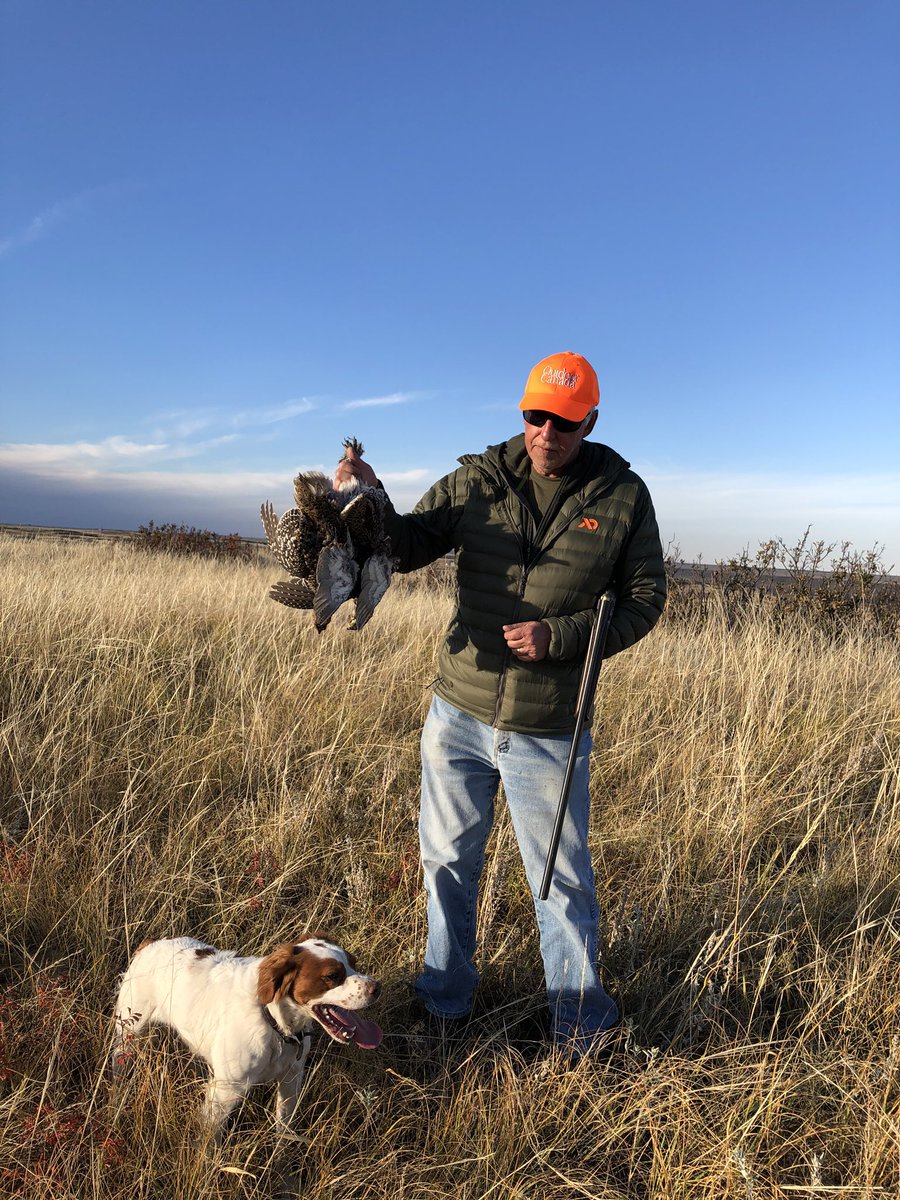 OutdoorBailey's tweet image. Wonderful couple days chasing Hungarian partridge and sharp-tailed grouse with the McCormick clan. #BerettaCanada #FirstLite #federalpremium @OutdoorCanada