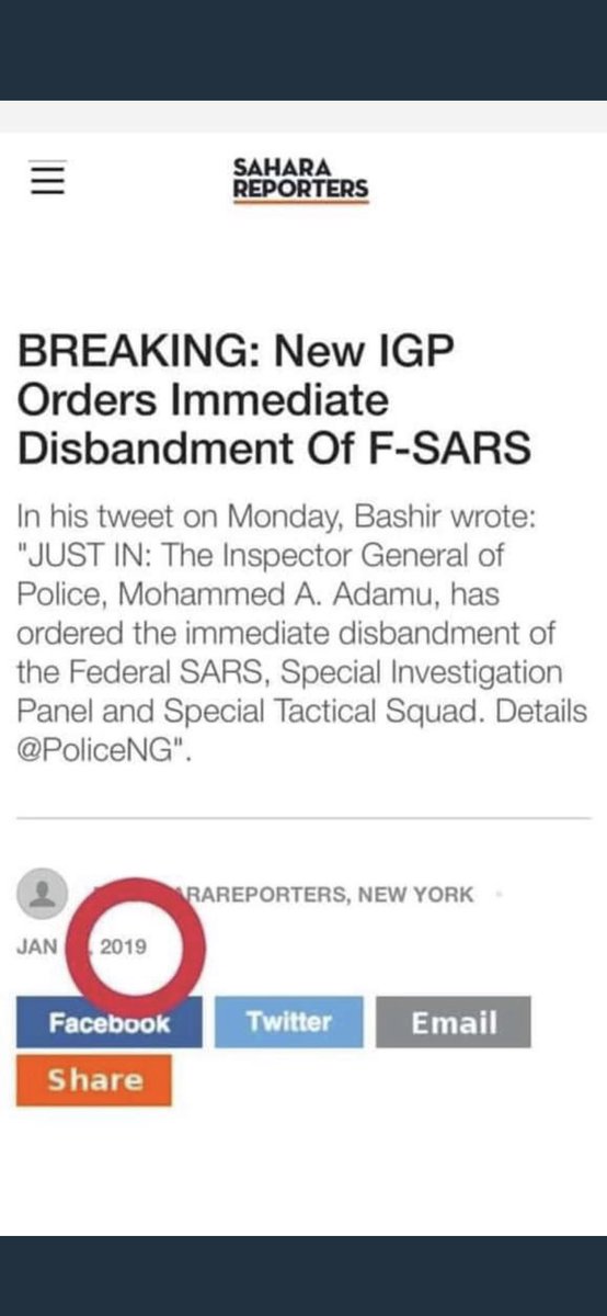 We cannot back down over a mere renaming  #ENDSARS    #ENDSARS    #ENDSARS    #ENDSARS   is the only message and until they do it, we won't back down.What we want is 1. Executive Order announcing it.2. Legislative action backing it.3. Public hearing into their evil.4. Long term reform