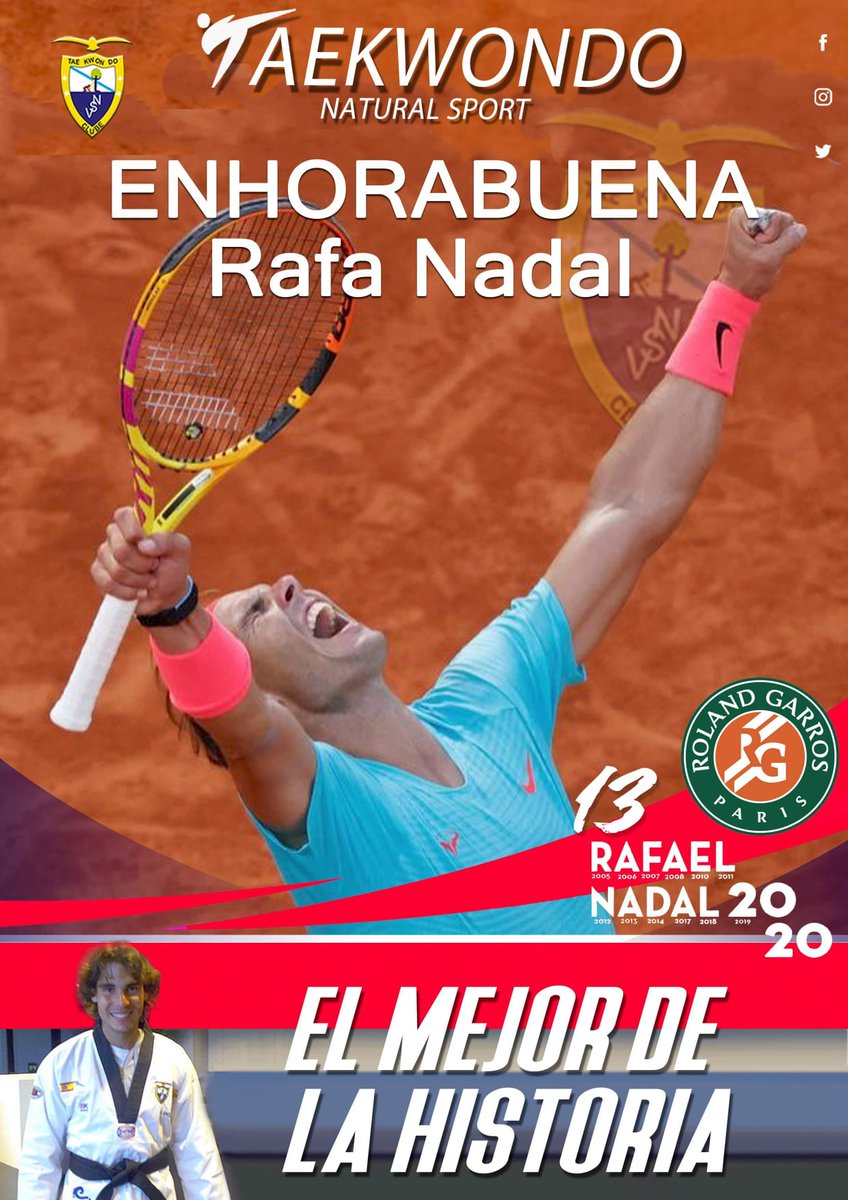 ALEZ_VIDAL's tweet photo. Enhorabuena Rafa él más grande de la historia @RafaelNadal https://t.co/W0qlQujKjj