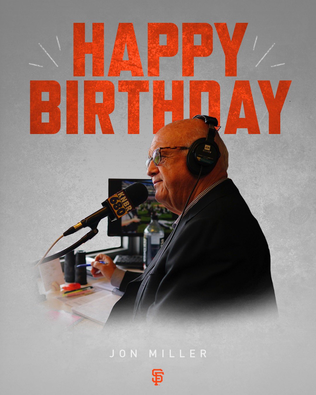Happy Birthday, Jon Miller!  