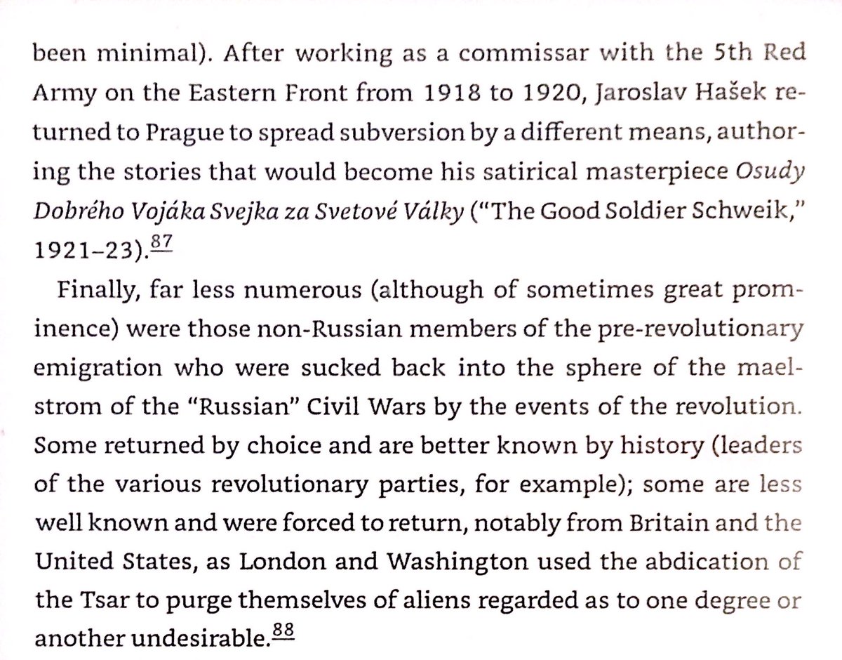 2.5 million foreign POWs & 2.5 million foreign refugees in Russia in 1918, of whom ~17k would fight in Red Army. Many foreign veterans would later become prominent communists abroad.