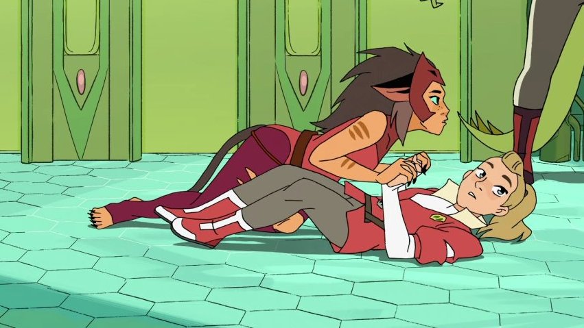 It's After Ep 11 that she becomes personality set on toppling bright moon wanting to defeat Adora along side with the rest I don’t get where people get this idea that Catra hated her when these two were pretty much attached to the hip to the point of sleeping in the same bed?5/5
