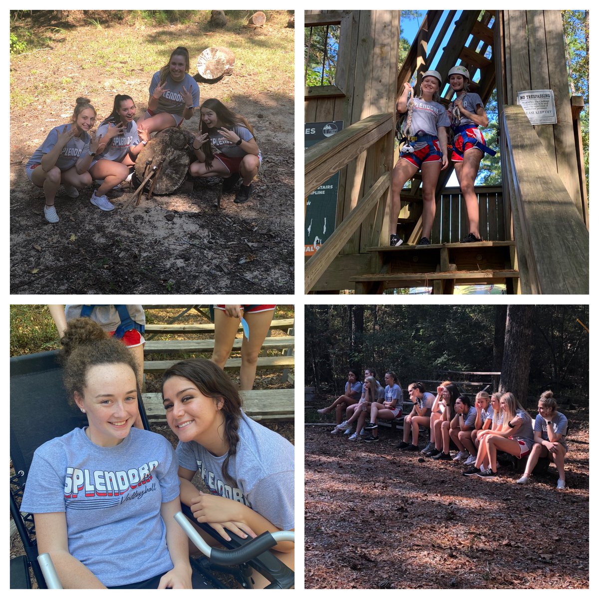 SplendoraVB's tweet photo. Yesterday your Varsity LadyCats went out for a day of team bonding! We faced fears, encouraged each other, and had a little bit of a competition as well! #fliptheswitch #varsity2020 https://t.co/GaHX4Iw0M7