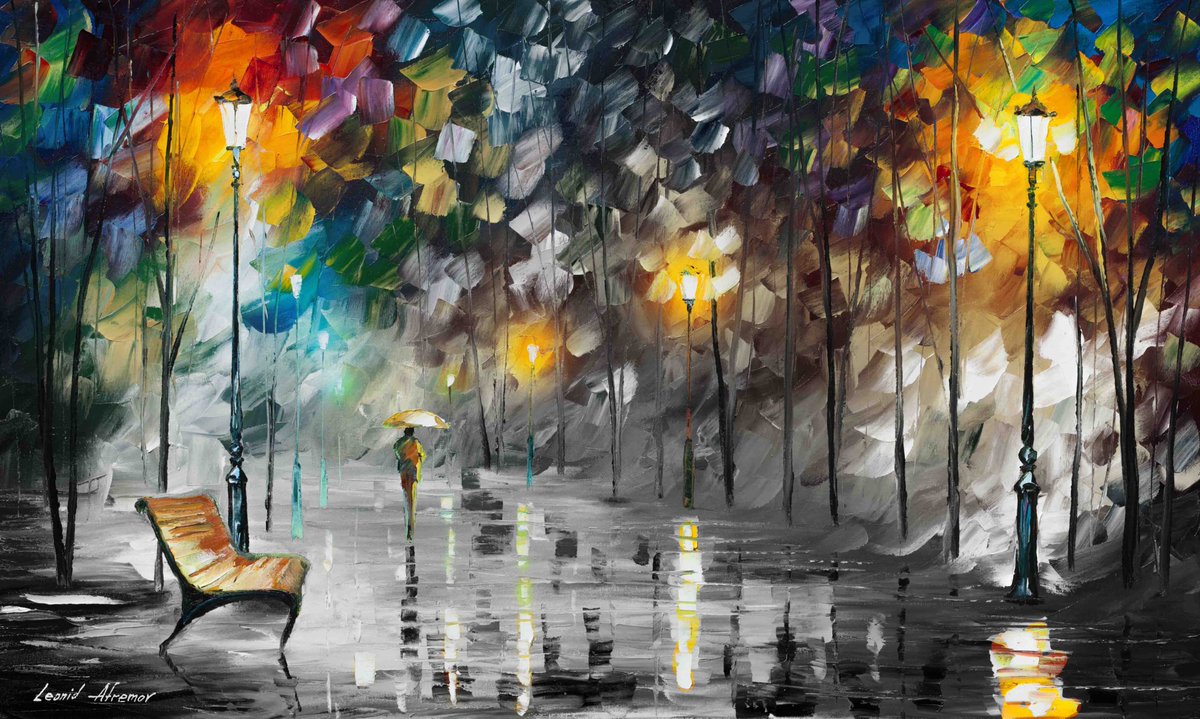 MisticMar's tweet photo. BEAUTY OF THE PARK — Pintura al oleo de Leonid Afremov https://t.co/5eh0BOscuM https://t.co/ul7K0k8dAT