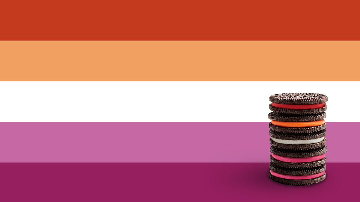 The Lesbian pride flag consists of five horizontal stripes: one red, one orange, one white, and two shades of pink.