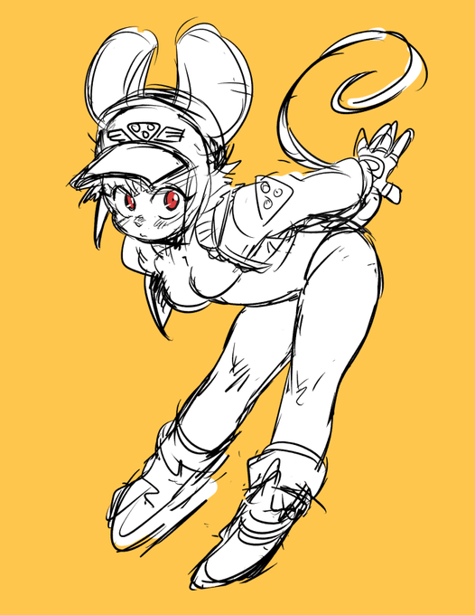 描く度に頭身も顔も変わってるあたり描きなれてない感否めない…。あとキャップ女子大好きだからすぐかぶせちゃう。 