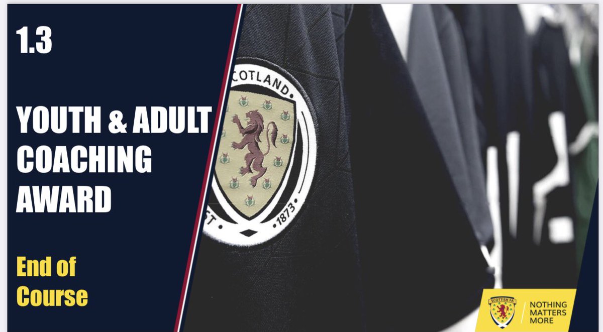 ⚽️What a ride!! Thank you @ch4lkster @stevekinniburgh 🏴󠁧󠁢󠁳󠁣󠁴󠁿@One10Sport 🇿🇦 
#ScottishFACoachEd 
#CoachingPathway
Now On to the Next Level..Can’t wait!!! 👊🏽