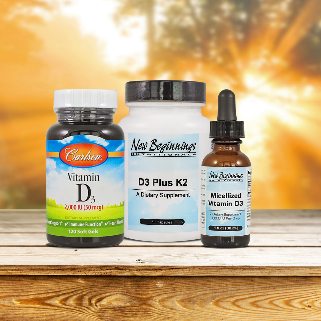 Keep your #vitaminD levels optimized! We carry three forms of #VitaminD3 for your convenience in dosing and administration, including an all new Vitamin D3 Plus K2! If your lab results indicate that you need to supplement, we are here to help! ow.ly/MMT030jrsPX