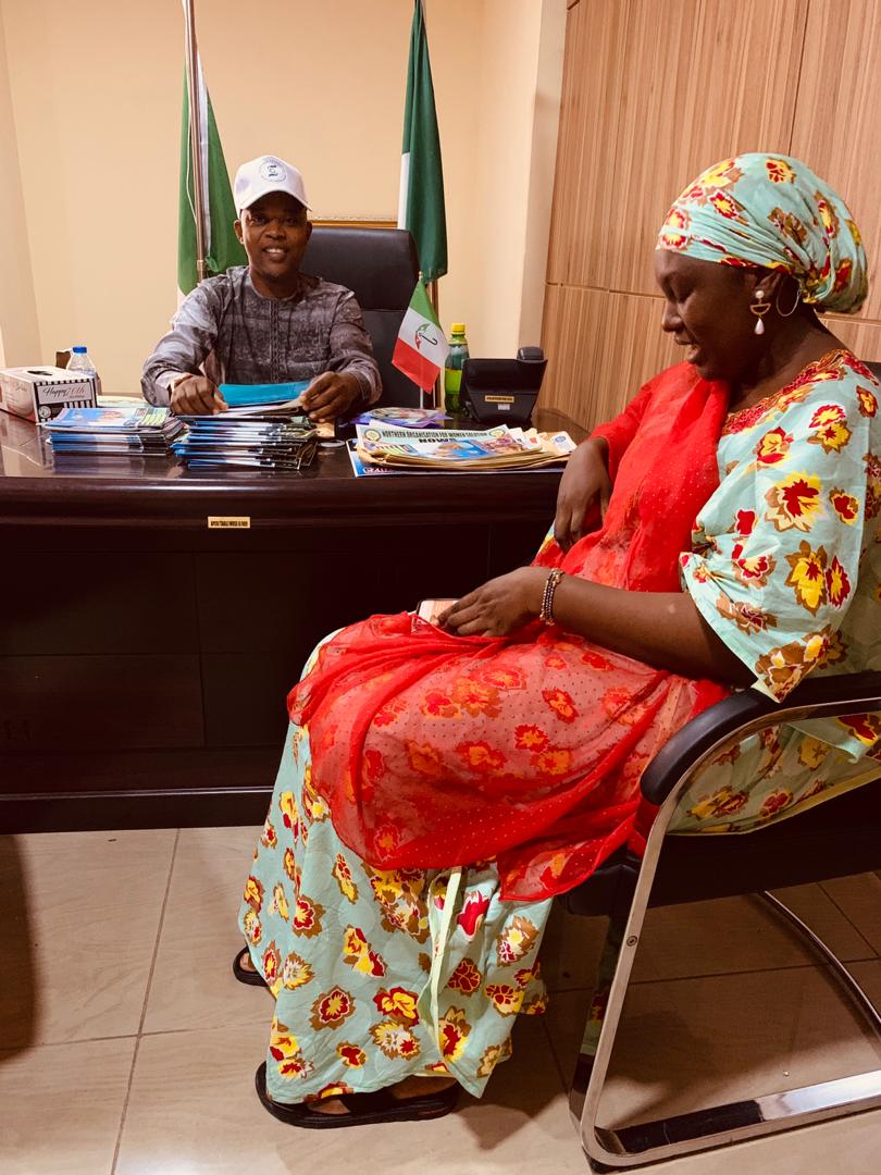 Today I paid a visit to my Boss, Amb. Aliyu Bin Abbas @binabbasaliyu where we had so many discussions on the way forward of ACF @atikucaresfdn and the PUKKA. Thanks for your hospitality Amb. Aliyu. May Atiku Succeeds in all his endeavors. #NigeriaFirstAtikuCares #MissGawuna