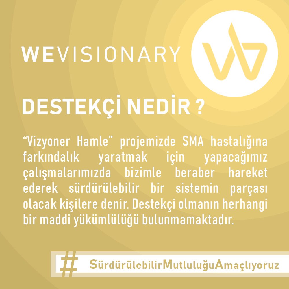 wevisionary's tweet photo. Destekçi Nedir, Neden Destekçi Olmalıyım, Nasıl Destekçi Olurum? #SürdürülebilirMutluluğuAmaçlıyoruz https://t.co/B1nm1rSvt5