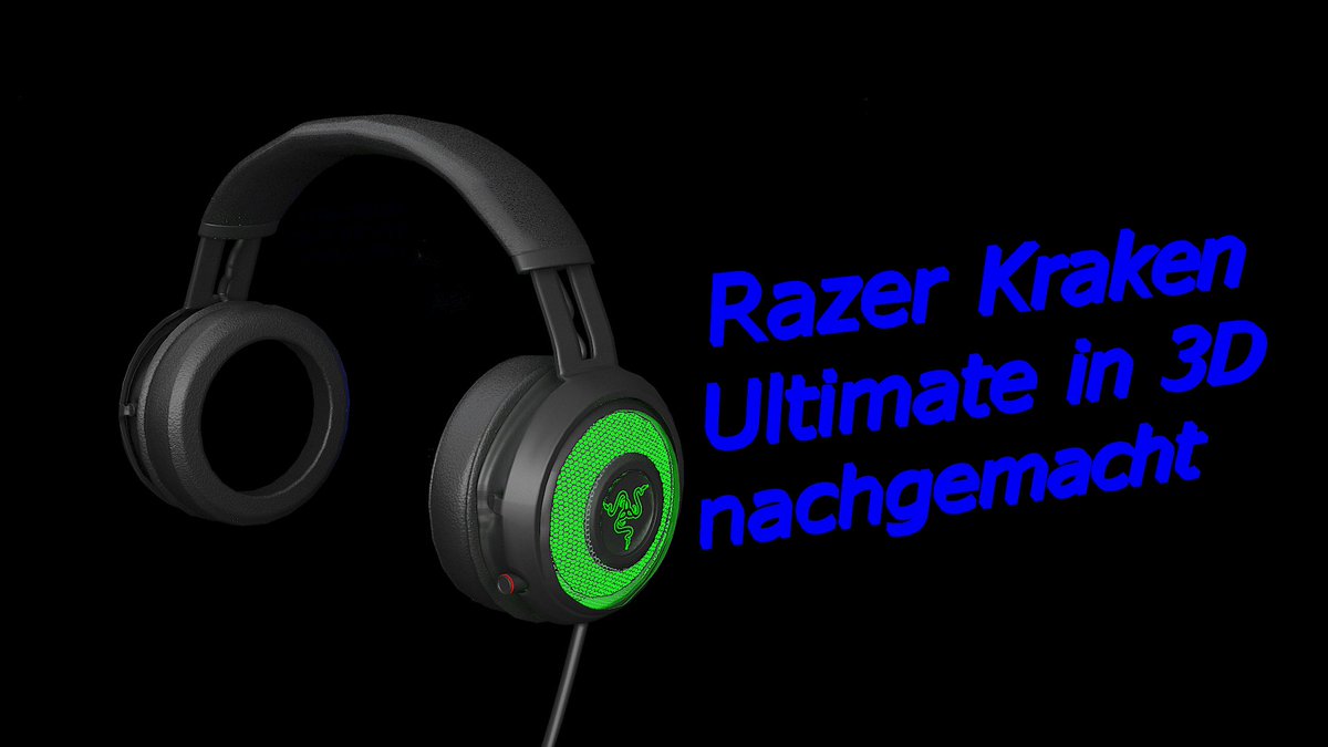 Razer Kraken Ultimate Headset in 3D nachgemacht youtu.be/bS79YeGxIlE via <a href="/YouTube/">YouTube</a> <a href="/RazerGermany/">R Λ Z Ξ R 🇩🇪</a> wie findet ihr es ?