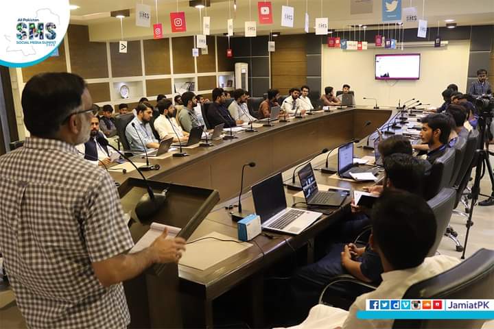 JamshaidMsandhu's tweet image. Alhamdolillah!
Done with 4th Iteration of #SMS2020. Indeed it wasn&apos;t possible without the support &amp;amp; Collective effort of @TeamJTS.
Also thankful to all the trainers for their time, It was a great Learning experience .
May Allah accept our efforts.
#IJT_SMediaSummit