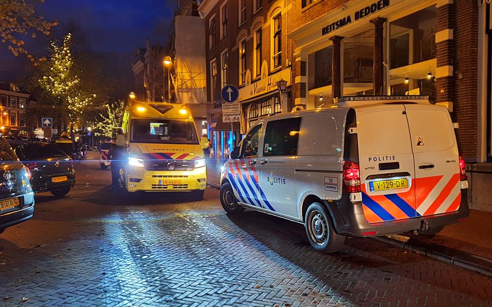 Gewonde bij steekpartij in centrum Leeuwarden: LEEUWARDEN