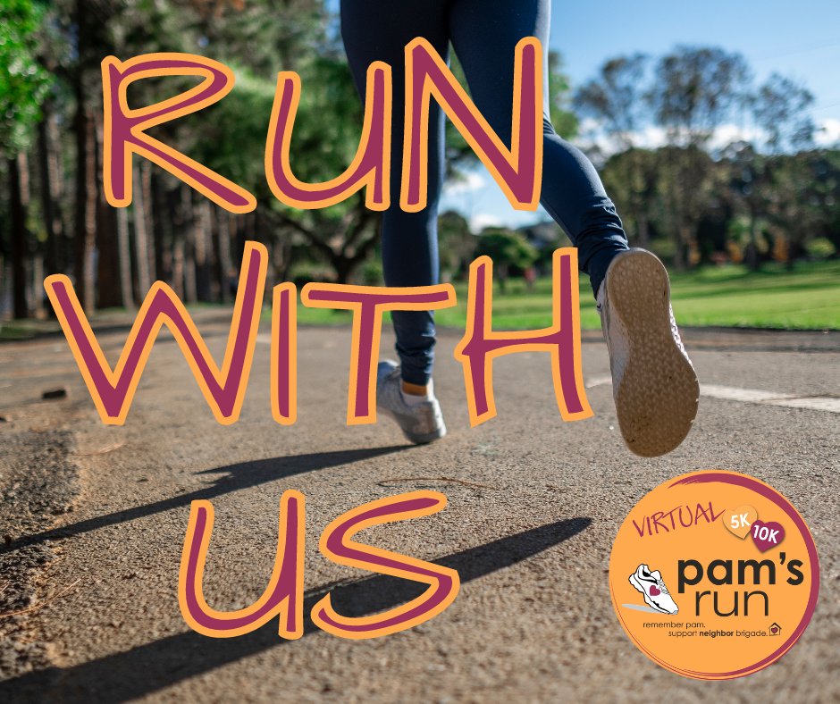 It's the LAST WEEK before the first ever virtual #pamsrunnb! Register NOW or up until midnight by 10/24/2020. Support @Neighborbrigade families in crisis any time as a donor. Get involved at buff.ly/2nK7zQO