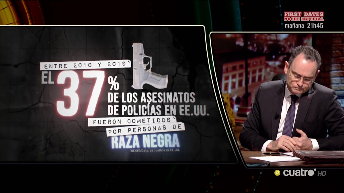 navedelmisterio's tweet photo. El 37% de los asesinatos de policías en EE.UU. fueron cometidos por personas de raza negra #CuartoMilenio https://t.co/c3b6QZvNQG