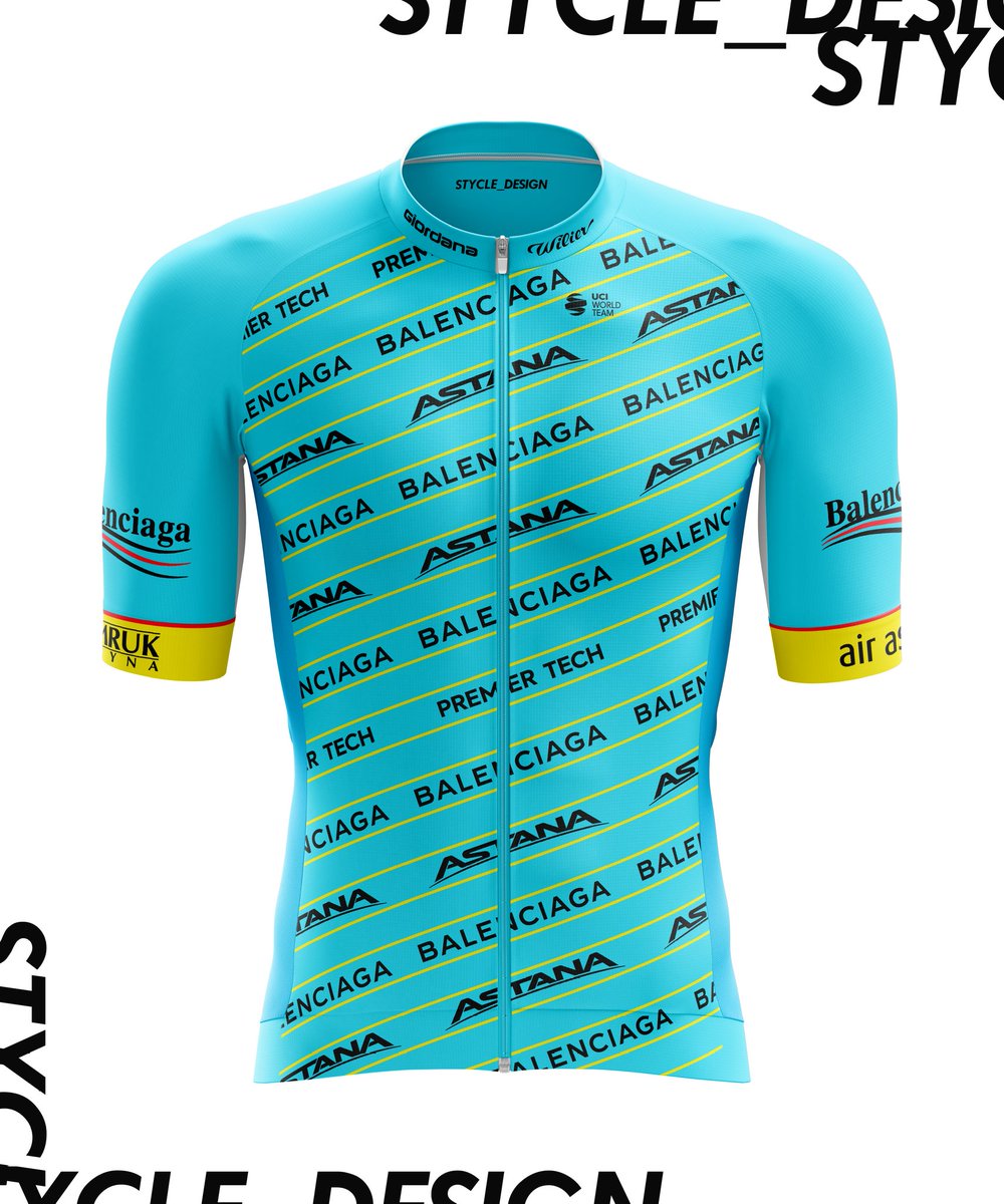  @AstanaTeam x  @BALENCIAGA