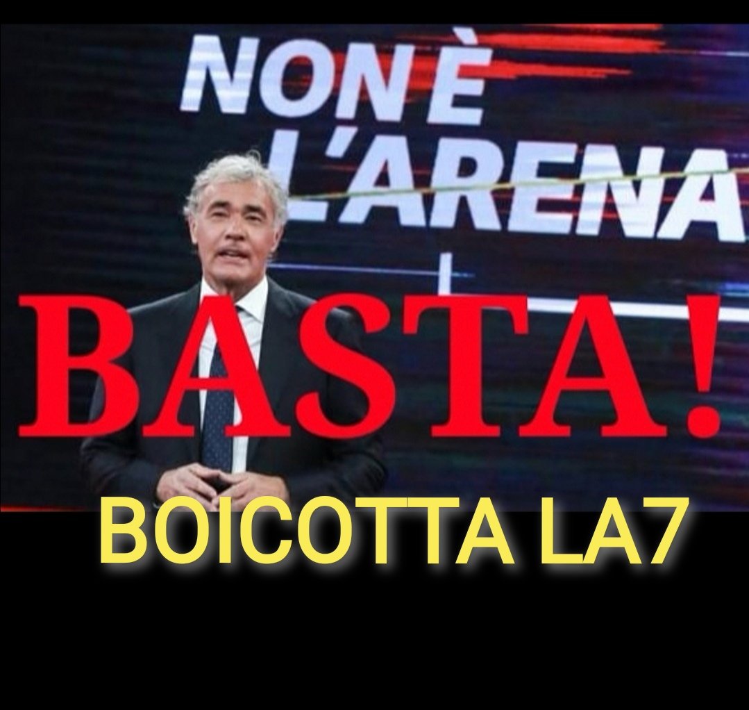 Stasera su #La7 a #NonelArena quello strano personaggio di #Giletti dà voce a #Buzzi (#MafiaCapitale)
FATTI FURBO  NON DARGLI VOCE. Facciamogli capire che ci hanno stufato con il loro sporco gioco, #BoicottaLa7!! 
Guardarlo anche per criticarlo è un errore. Non fategli audience!!