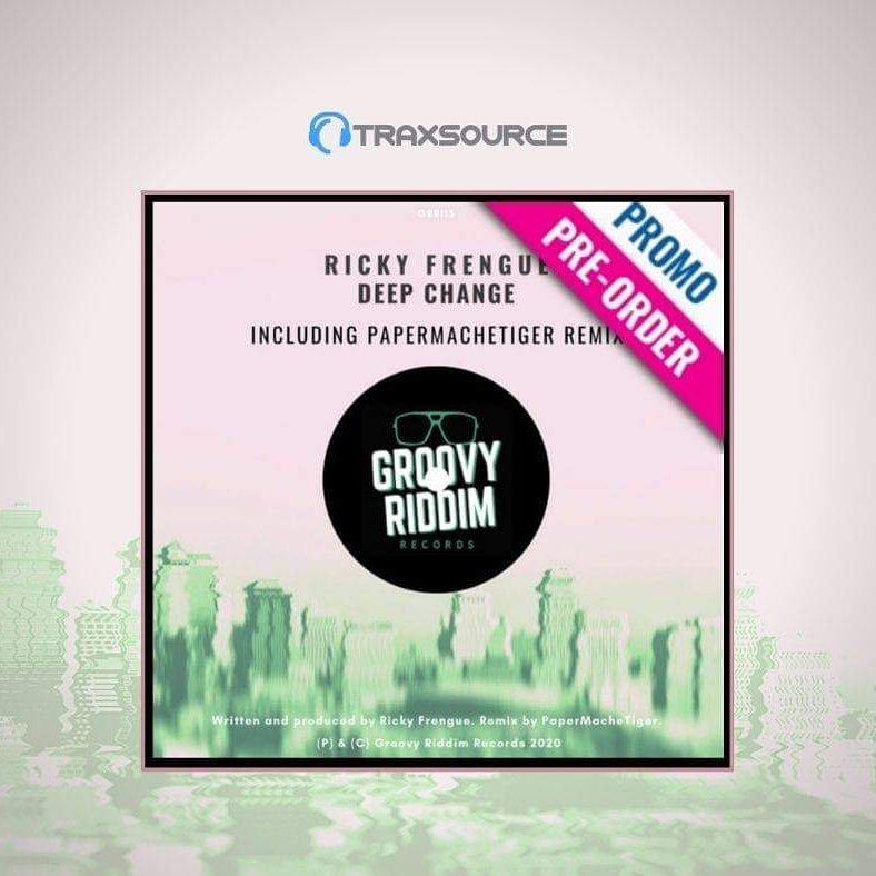 groovy_riddim's tweet photo. 🔜⏳Our future single titled 'Deep Change' by #RickyFrengue (including #Papermachetiger Acid Mix) is available for pre-ordering and will go out the next Friday on @traxsource!
📦You can reserve it here: https://t.co/kBhGID4rCb https://t.co/zcNVsMcpA2