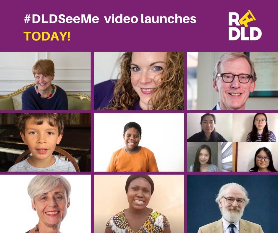 Please watch, share and show people our #DLDSeeMe video so the whole world learns about Developmental Language Disorder youtu.be/PDPrXQPTnlE