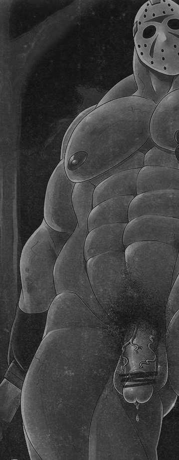 Jason had already slain all the other unwanted visitors in his territory -- slaughtering his way through the campgrounds. Screams. Then silence. Leaving a trail of blood behind him.

Only one was left -- perhaps if they can satisfy him than he will spare them...