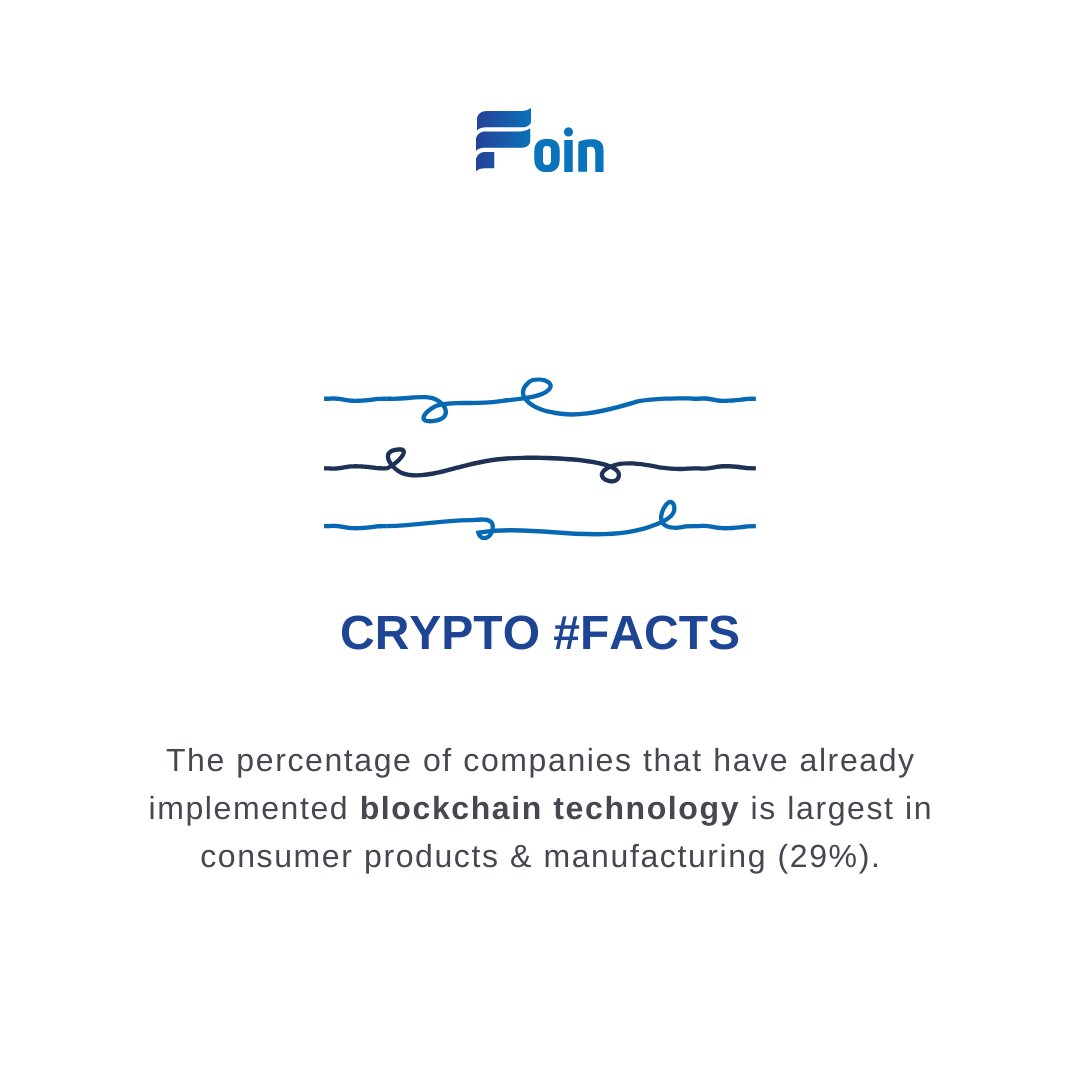 Fopay_official's tweet image. Statista studies also showed that life sciences industries (including biotech, medical devices, and pharma) come second, with 23% of companies using blockchain. 🌏

#CryptoFacts #BlockchainStatistics #FoPay
