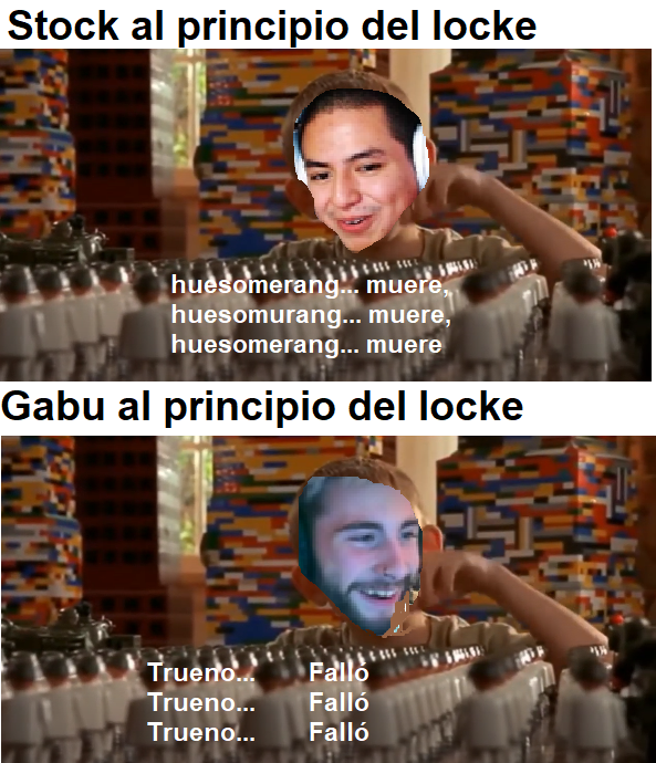 Probobuzz2's tweet photo. #TulaLocke #TeamStock #GabuValeVerga No pude completar los otros dos memes porque surgió un inconveniente :v https://t.co/VdyUm5bFOh