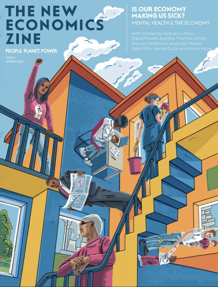 The new issue of our New Economics Zine on  #MentalHealth & the economy is now live  https://neweconomics.org/2020/10/the-new-economics-zine-2. It goes out to all NEF supporters next week so there is still time to sign up if you want one! >  https://neweconomics.org/donate/join-nefs-supporters-network-today