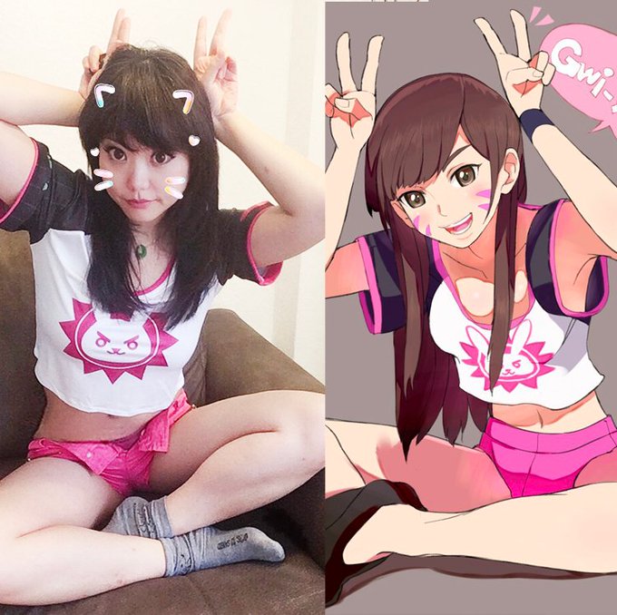 Do I actually look like dva? black hair, brown eyes and stripes in the face is that it?   actually i<a href="/tag/overwatch"class="tags"><span>#overwatch</span></a>
