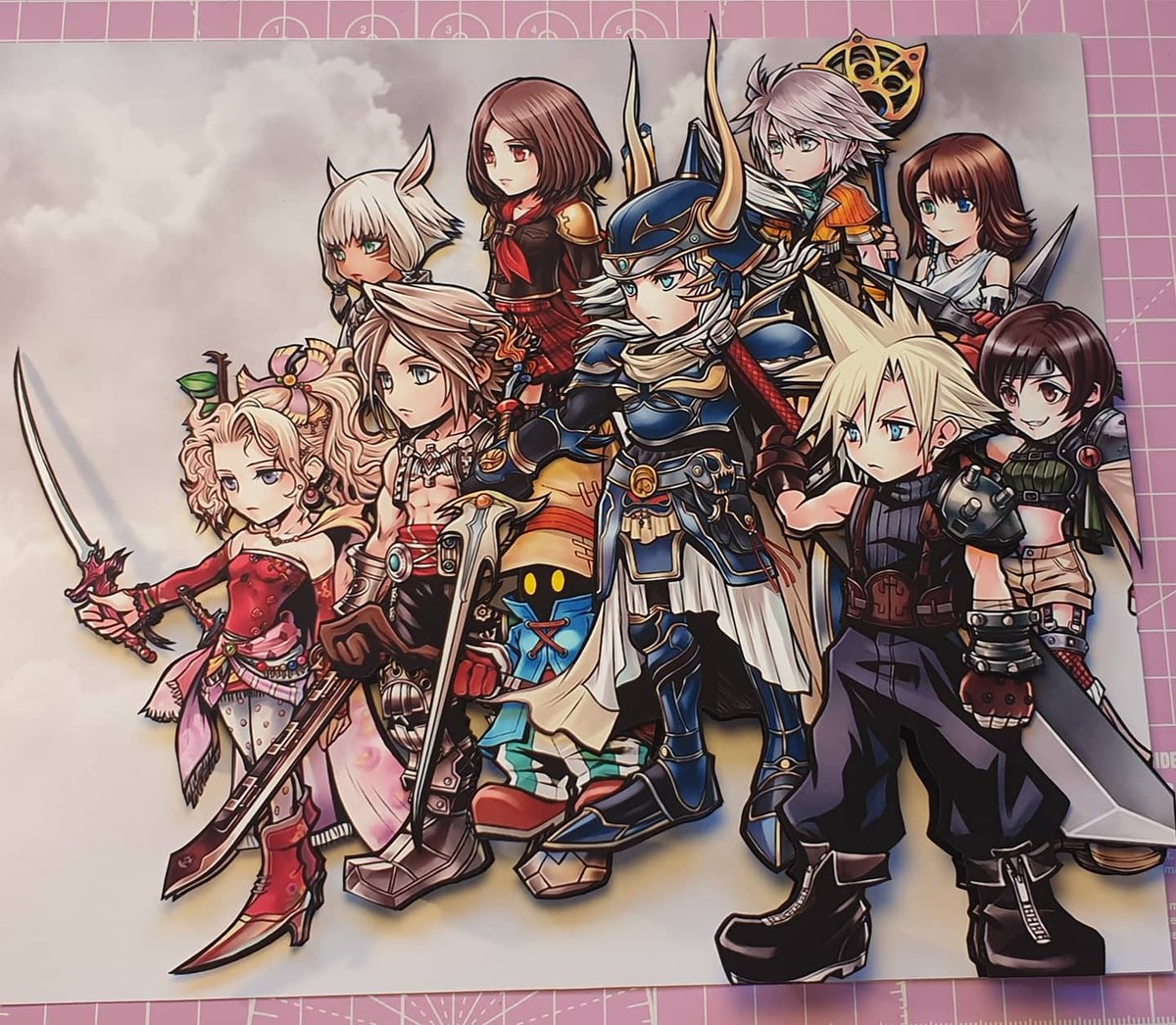 Nuevo Art 3D - Final Fantasy Dissidia

#FinalFantasy #finalfantasydissidia #FinalFantasyVII #papercut #papercrafts #papercuting #gameroom #Diorama #dioramaart #Cuadro3D