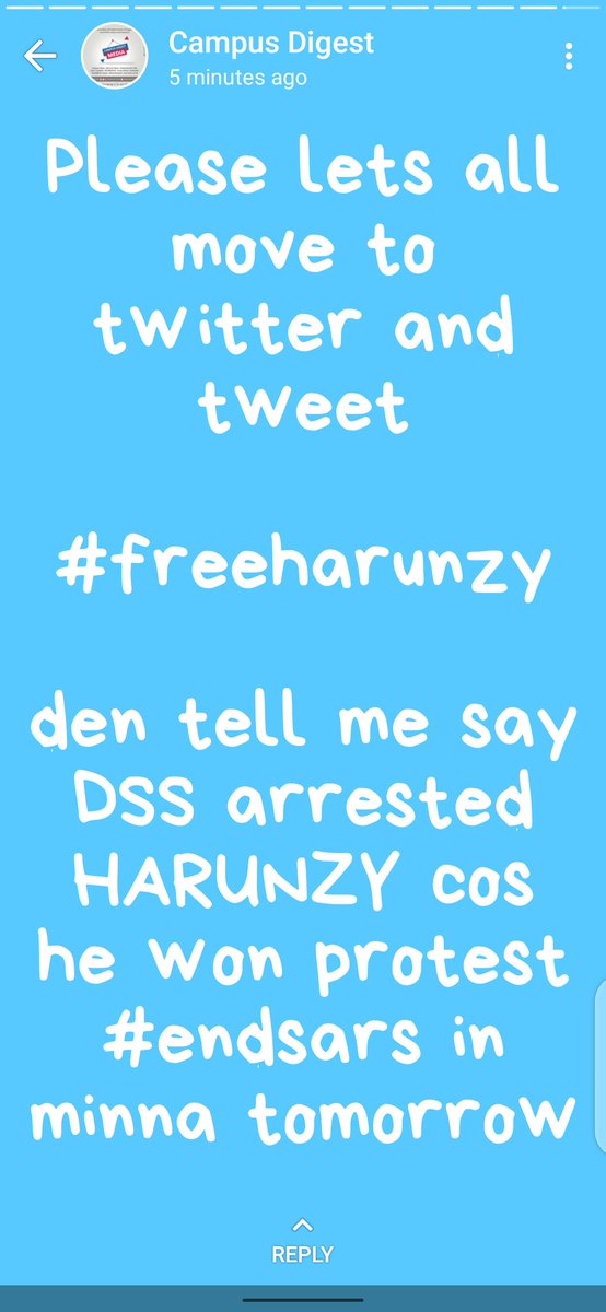 mide_ibrahim's tweet photo. @TosinOlugbenga @SavvyRinu @pamilerin #EndSARS 
#EnsSARS  
#EndSarsNow 
#EndPoliceBrutalityinNigeria 
#EndPoliceBrutality 
#EndPoliceHarassment 
#freeharunzy
#freeharunzy
#freeharunzy
Repost, RETWEET TILL IT GET TO THE RIGHT TABLE NOW! @AishaYesufu https://t.co/W8w15RBnNi