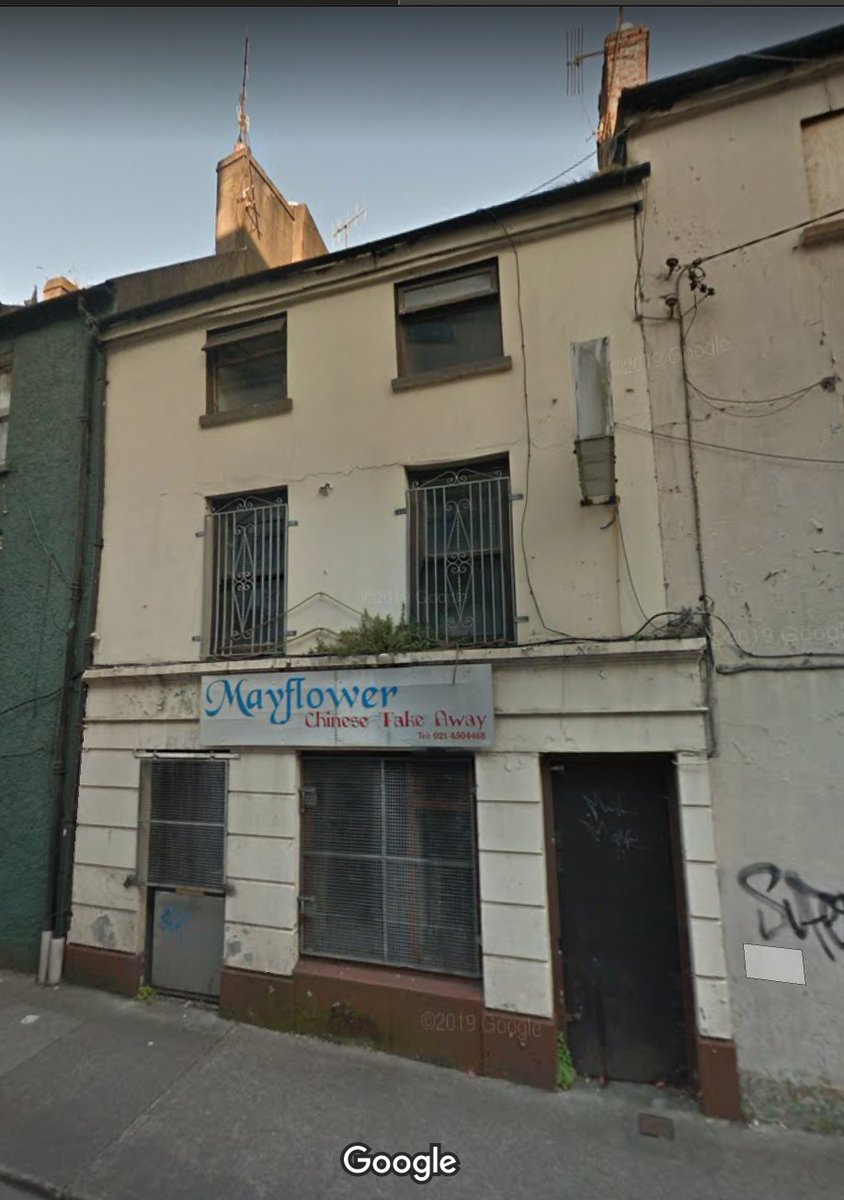 previously the Mayflower Chinese take awayleft (2014) & top right (2017) are  @googlemaps bottom right is nowclearly refurb, conversion work delayed at some stage, hopefully be someones home Cork city centre very soonNo. 121  #regeneration  #vacancy  #wellbeing  #HousingForAll