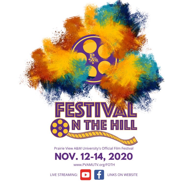 KPVU_TV's tweet photo. #HBCU #PVAMUTV #FOTH2020 #Filmfestival #Shortfilms #shortdocs #trailers #awardsfestival #workshops #panels #wga #dga #pga #professorclomax #festivalonthehill #panthers #hbcupride #filmmakerlife #setlife #screenplays https://t.co/ZI2BG5UJwk