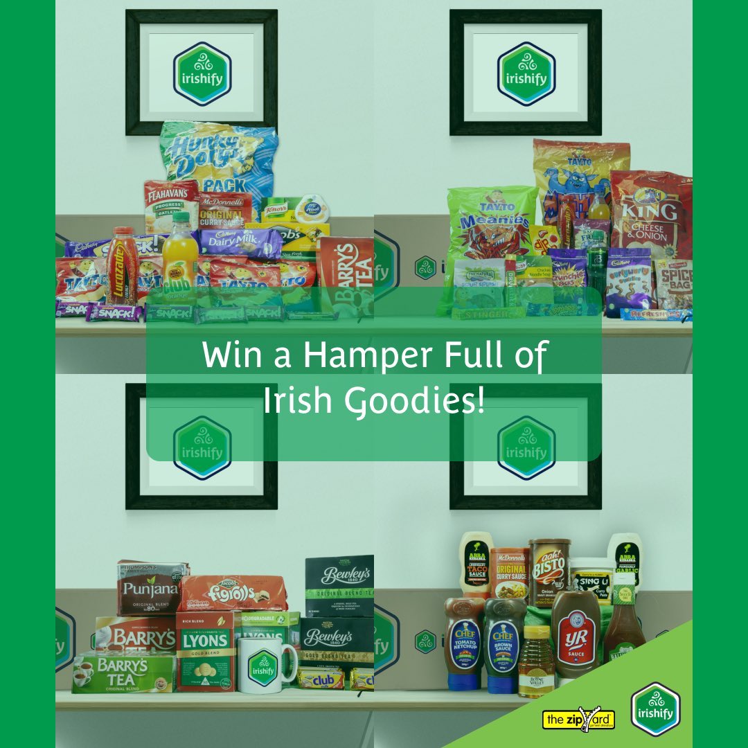 ZipYardLimerick's tweet photo. Last chance to enter our #competition to #win a Hamper full of goodies from @Irishify_!π
Enter here π https://t.co/0ubmBGbI7q
#competition #irishify #thezipyard https://t.co/ptQj05WSaN