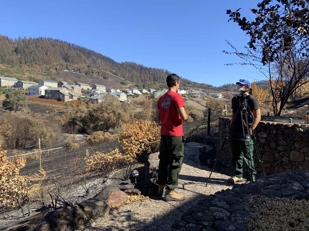 Wrapping up our post-disaster investigation on the #GlassFire / #GlassIncident - so many success stories from homeowners and communities #WildfireReady