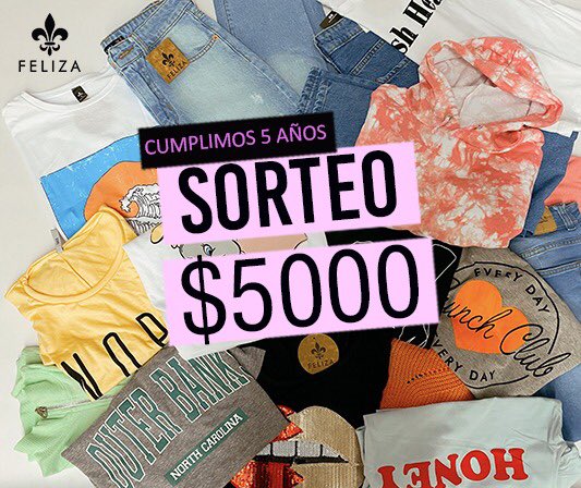 felizaindu's tweet photo. 🎉 Cumplimos 5 años y el regalo es para ustedes que lo hicieron posible!!! 💜
🍀 SORTEO en nuestro Instagram de $5.000!!!
Participá acá 👇🏼

https://t.co/JK0VZTtJfm… https://t.co/Zmf4MqOwwD