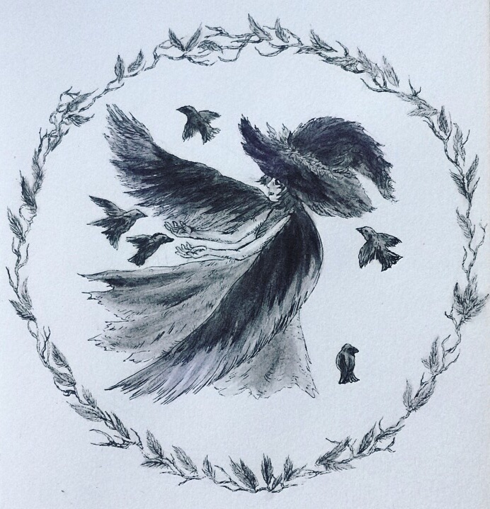 lucillustration's tweet photo. Witchtober day 9 ~ raven
-
@drawselby ‘s witchtober challenge.
Fineliner pen and watercolour illustration
-
#elbydrawswitchtober #witchtober #illustrations #raven #halloween https://t.co/seaQNWLyS3