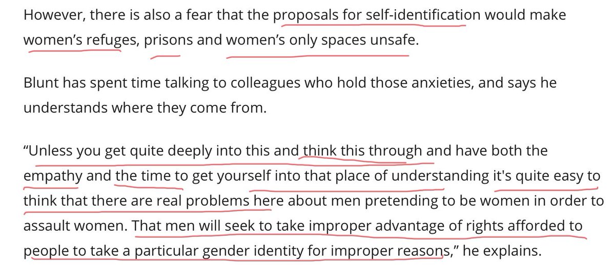 Apparently Crispin thinks the problem is that women have not looked into this, deeply enough. I wonder if he read all the submissions to the Transgender Equality Inquiry? If he had he might have seen some dissenting voices from BAGID.