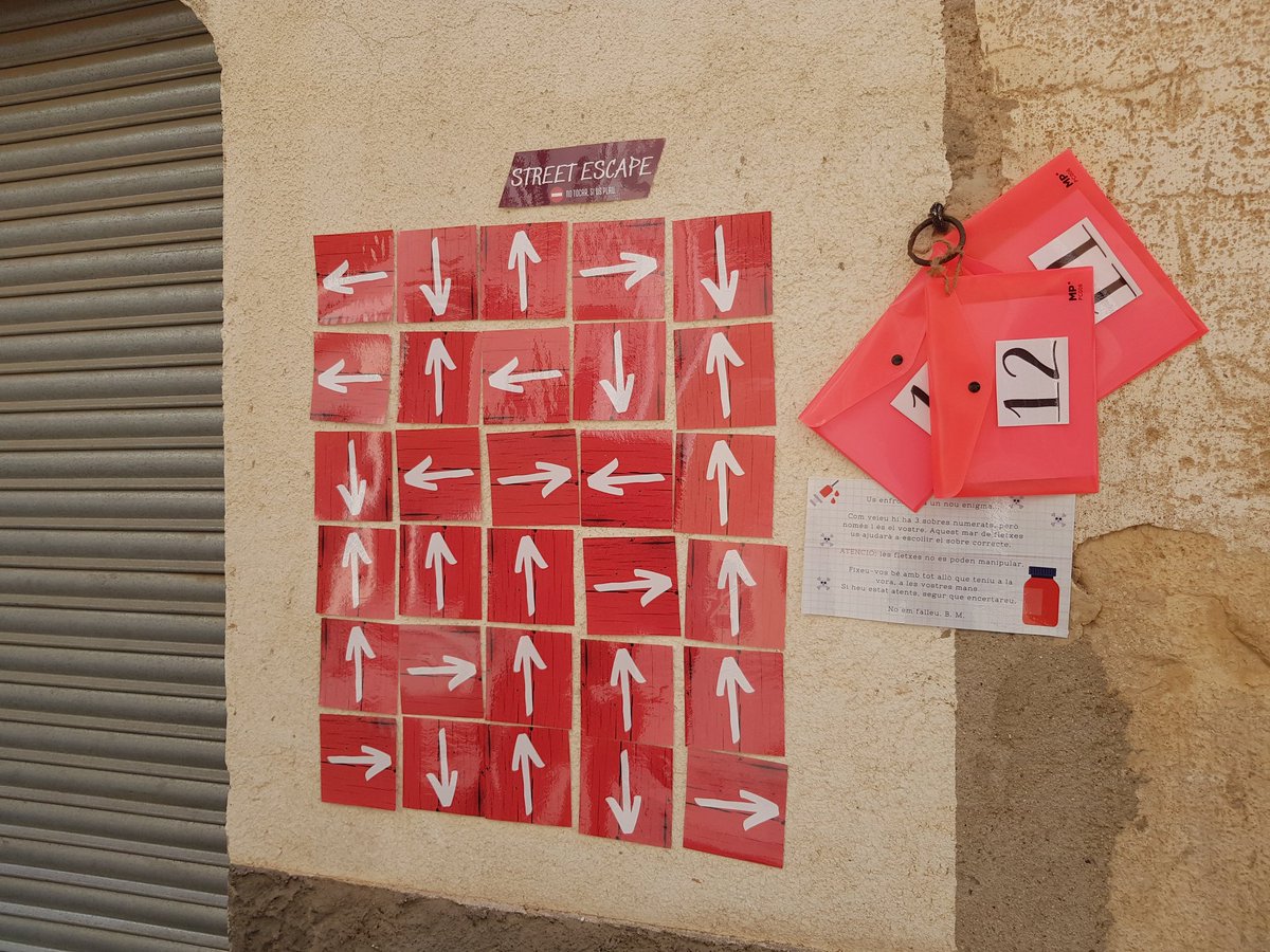 Més de 80 persones han gaudit avui de l'street escape de Vilaplana! 💪 S'han convertit en detectius i han resolt tots els enigmes! 🧐👏 Gràcies a <a href="/AjVilaplana/">Ajuntament Vilaplana</a> per haver confiat en mi i GRÀCIES a tots els  participar i a fer-ho possible! 😊💛

#streetescape #vilaplanamola