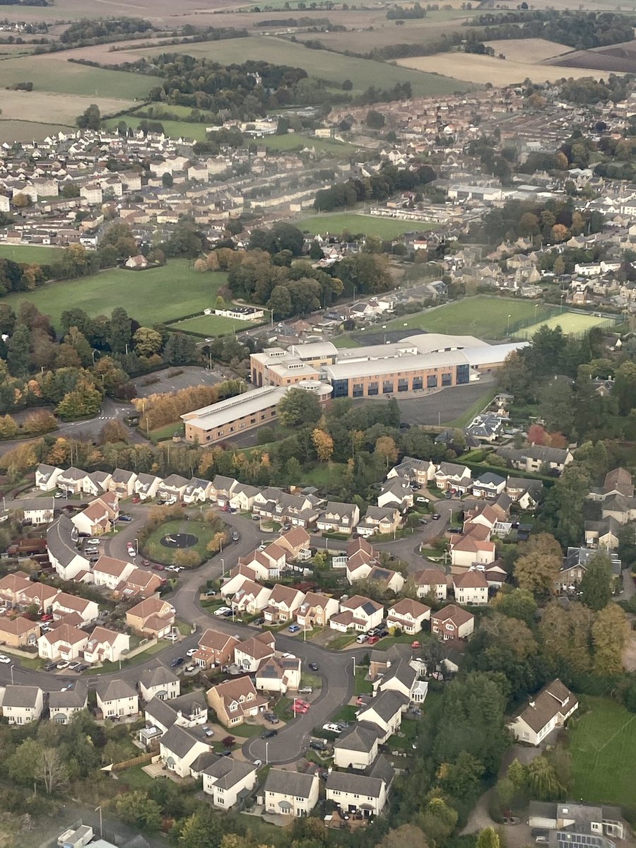 BBHS from the sky ✈️ <a href="/Bellbaxter_HS/">Bell Baxter High School</a>