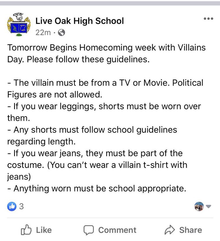 Guidelines for tomorrow’s theme for hoco week!💙💛