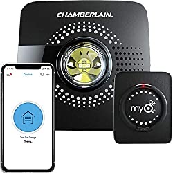 MyQ Smart Garage Door Opener Chamberlain MYQ-G0301 - Wireless & Wi-Fi enabled Garage Hub with Smartphone Control, 1 Pack, Black
